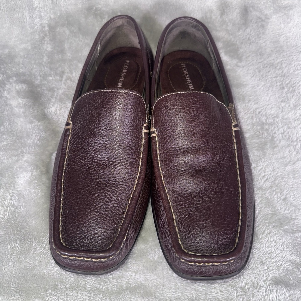 Florsheim Men's Leather Slip On Loafers Shoes US 10.5 EEE Brown Comfort Tech - Picture 6 of 11